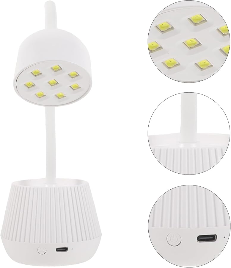 مصباح أظافر LED مرن بعنق الإوزة لتجفيف جل البوليش بسرعة للاستخدام المنزلي والمحترف في الصالونات - Image 5